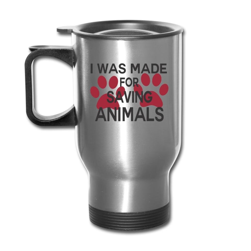 I Was Made for Saving Animals 14oz Veterinary Travel Mug
