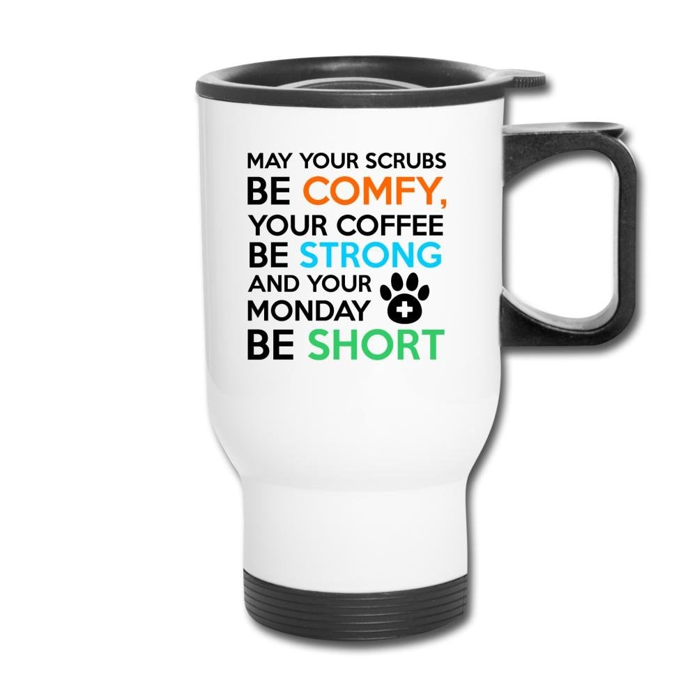 Veterinary Monday Prayer 14oz Stainless Steel Travel Mug