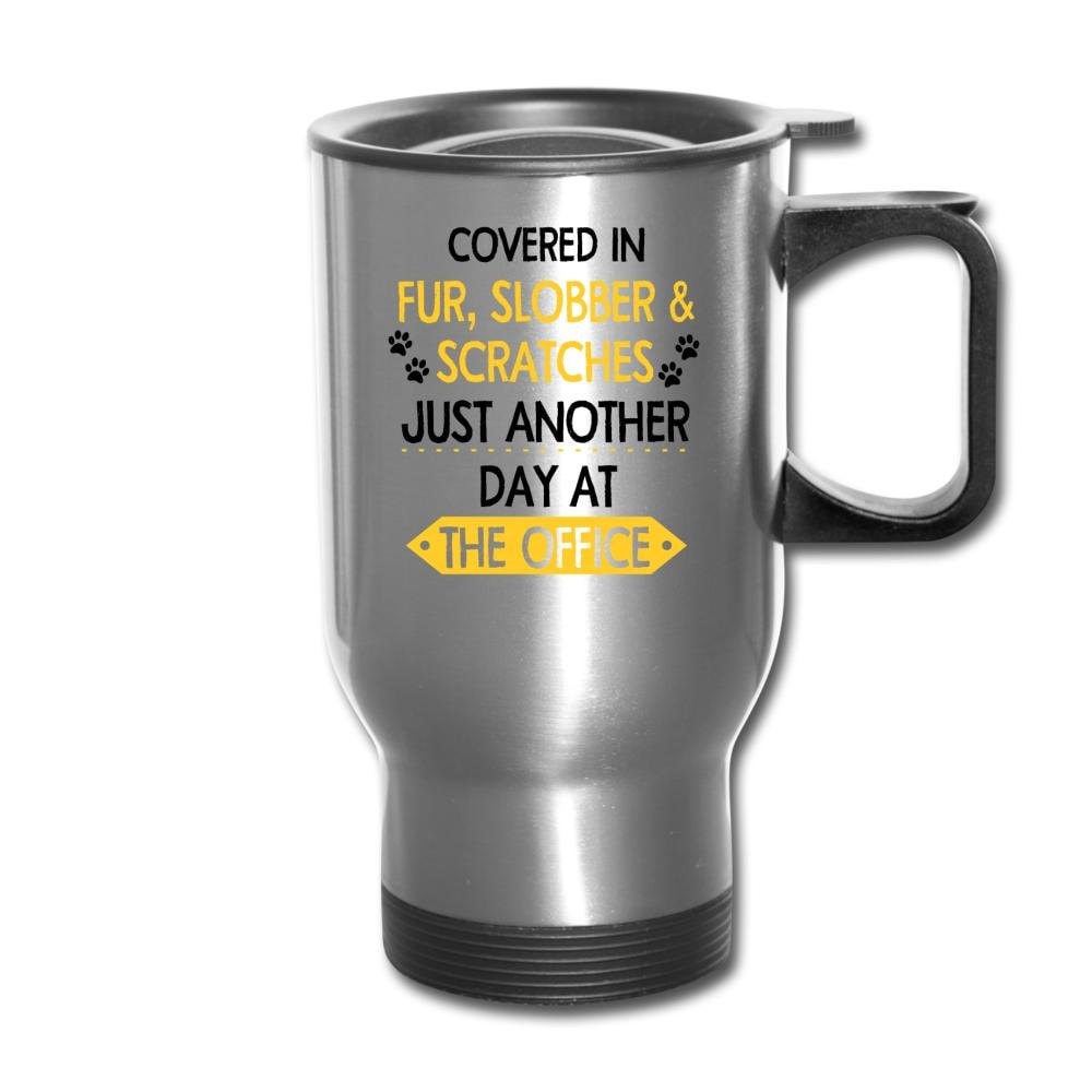 Veterinary Fur Slobber Scratches 14oz Stainless Steel Travel Mug