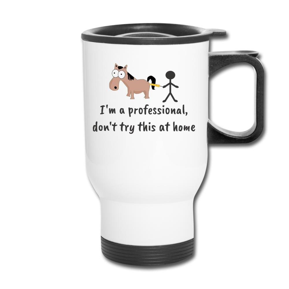 I'm a Professional Don't Try This at Home 14oz Veterinary Travel Mug